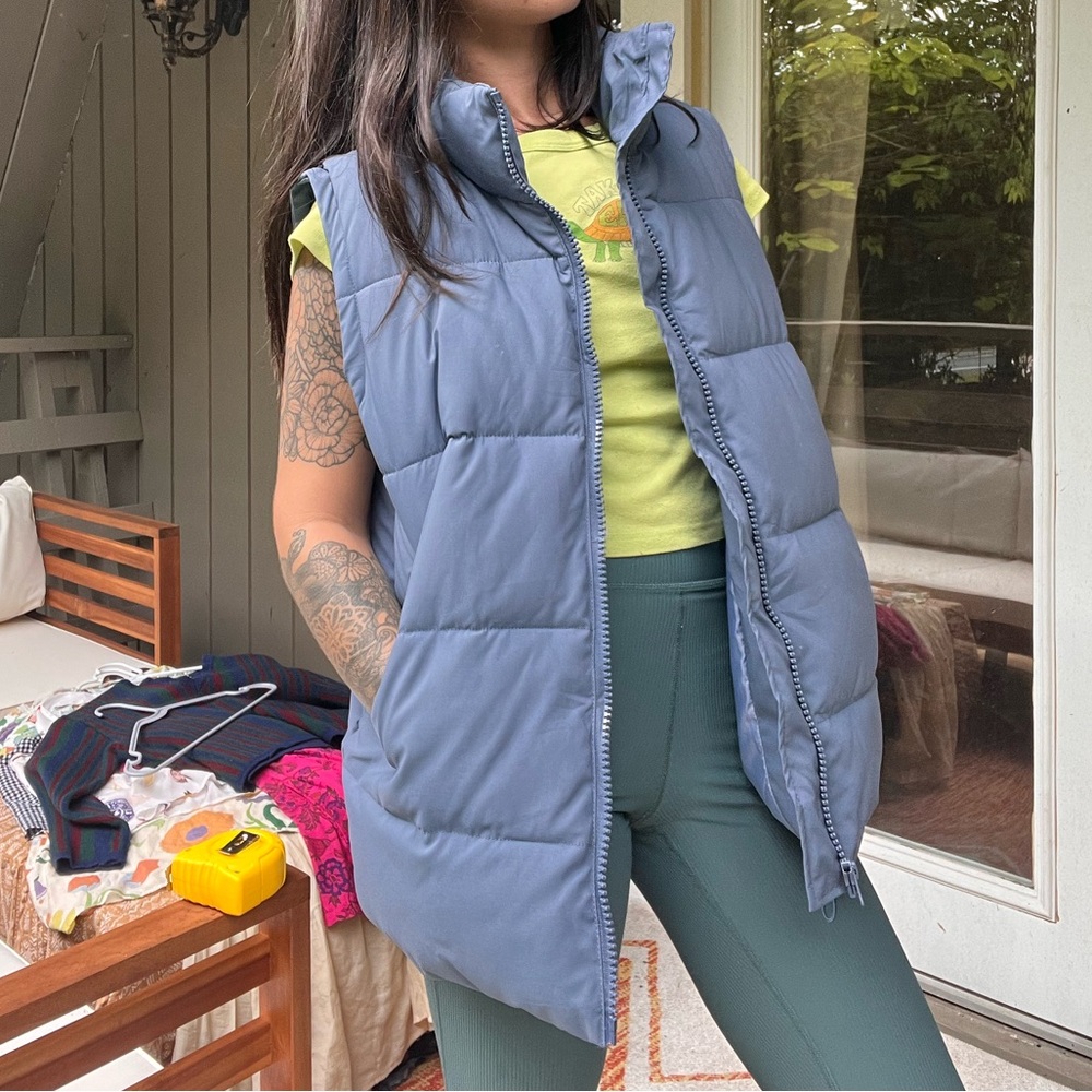 Bluegray Puffer Vest